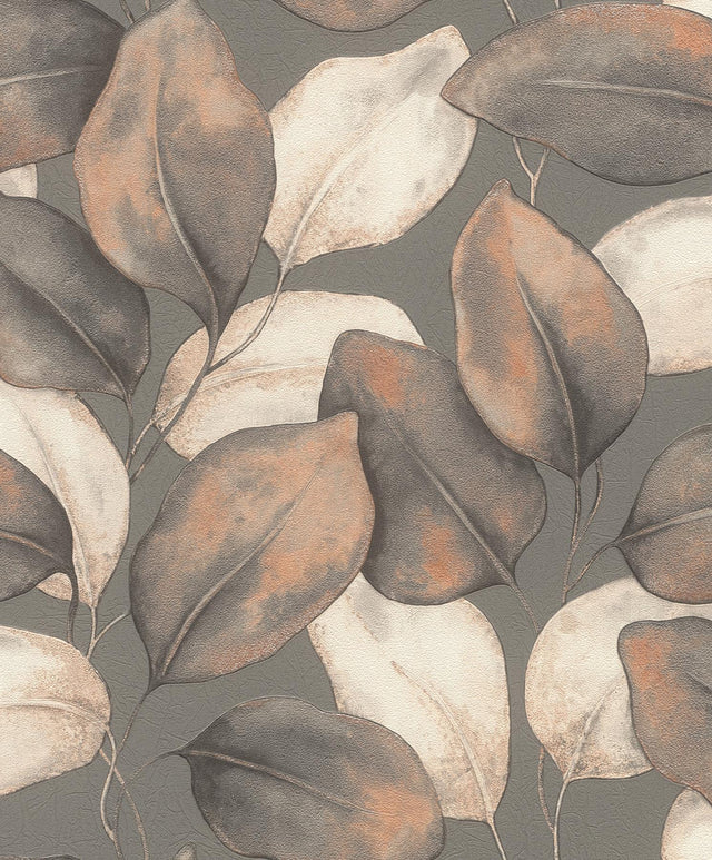 A-Street Prints Springhill Evanthe Charcoal Wallpaper