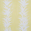 Schumacher X Backdrop White Lotus Light Yellow Wallpaper