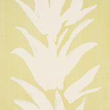 Schumacher X Backdrop White Lotus Light Yellow Wallpaper