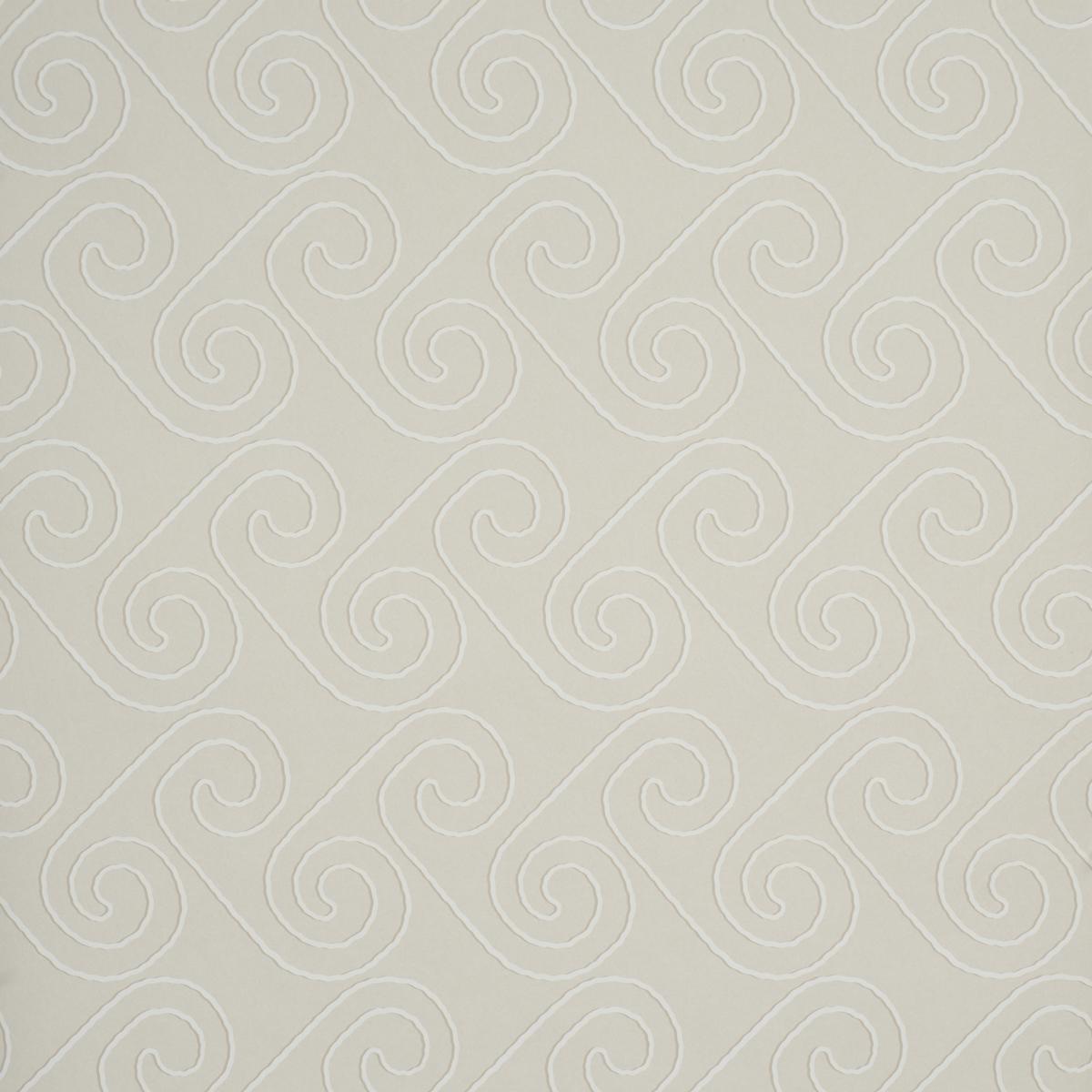 Schumacher X Backdrop Fortuna Light Beige Wallpaper