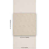 Schumacher X Backdrop Fortuna Light Beige Wallpaper