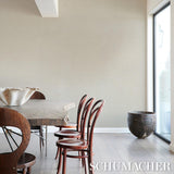 Schumacher X Backdrop Fortuna Light Beige Wallpaper
