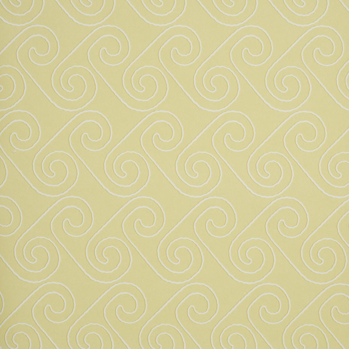 Schumacher X Backdrop Fortuna Light Yellow Wallpaper