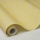 Schumacher X Backdrop Fortuna Light Yellow Wallpaper