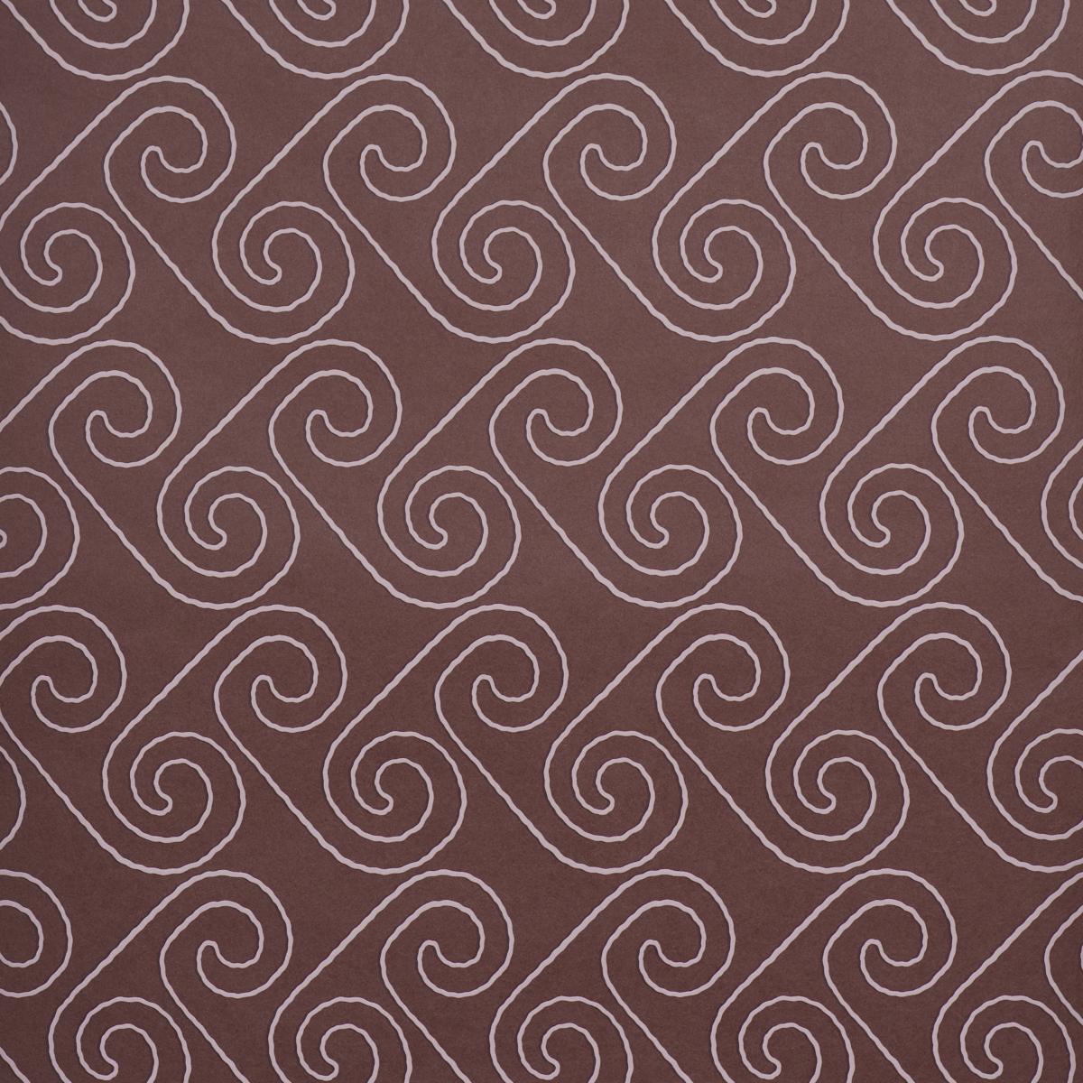 Schumacher X Backdrop Fortuna Plum Wallpaper