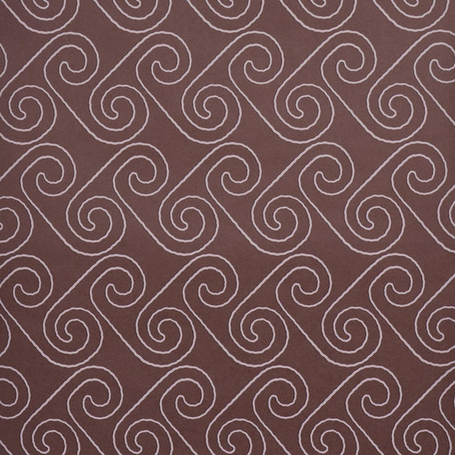 Schumacher X Backdrop Fortuna Plum Wallpaper
