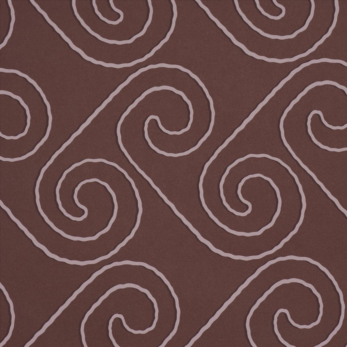 Schumacher X Backdrop Fortuna Plum Wallpaper
