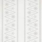 Schumacher X Backdrop The Pearlies Silver Wallpaper