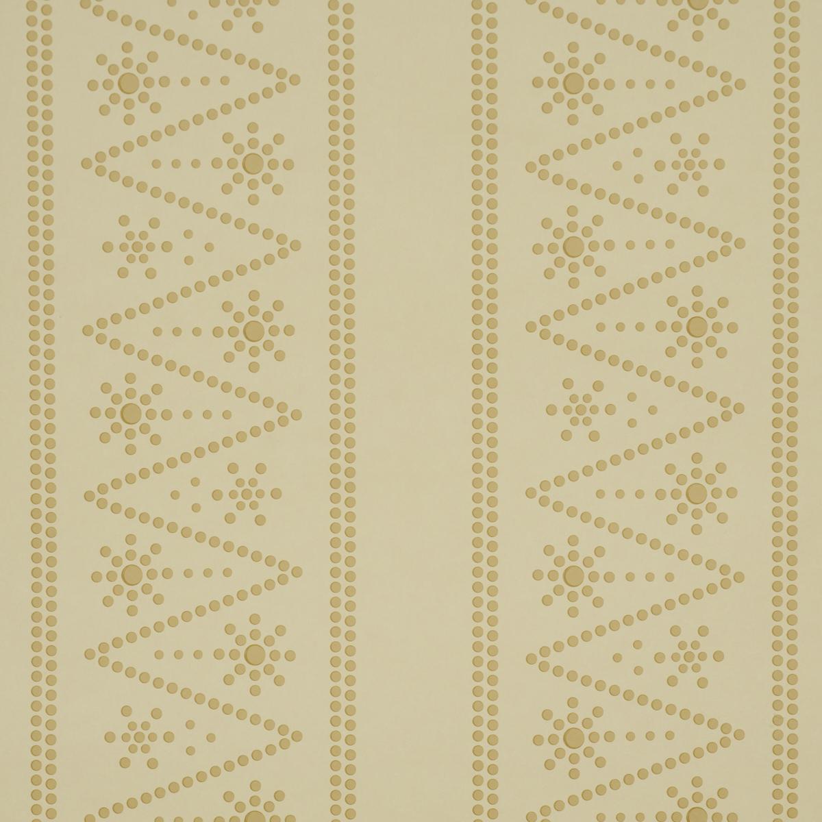 Schumacher X Backdrop The Pearlies Soft Gold Wallpaper
