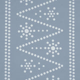 Schumacher X Backdrop The Pearlies Soft Blue Wallpaper