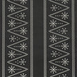 Schumacher X Backdrop The Pearlies Black Wallpaper