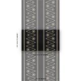 Schumacher X Backdrop The Pearlies Black Wallpaper