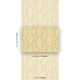 Schumacher X Backdrop The Saints Soft Gold Wallpaper