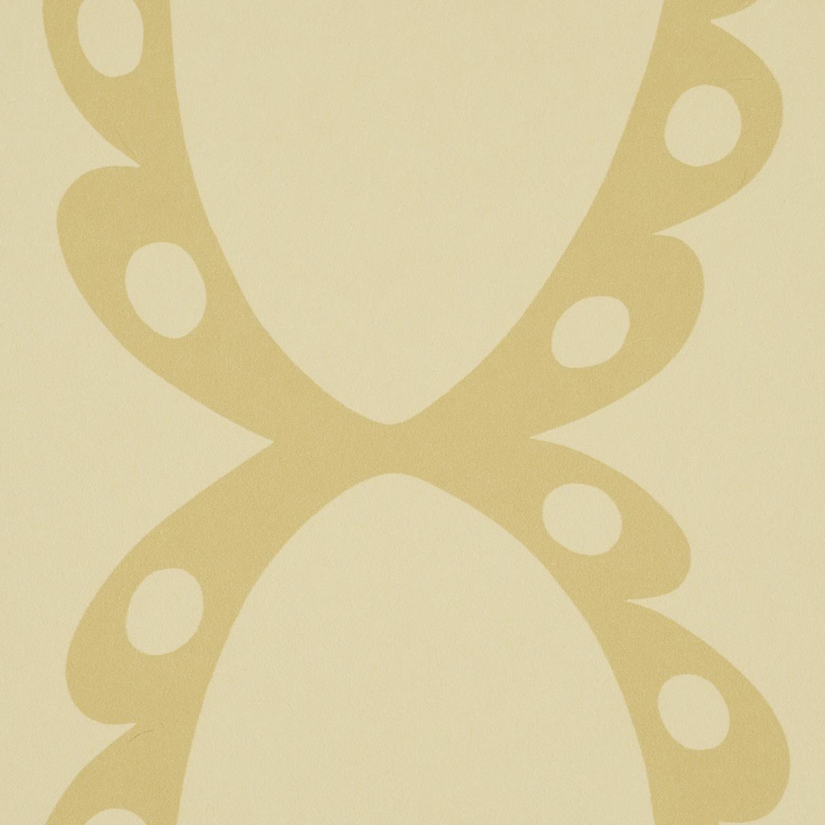 Schumacher X Backdrop The Saints Soft Gold Wallpaper