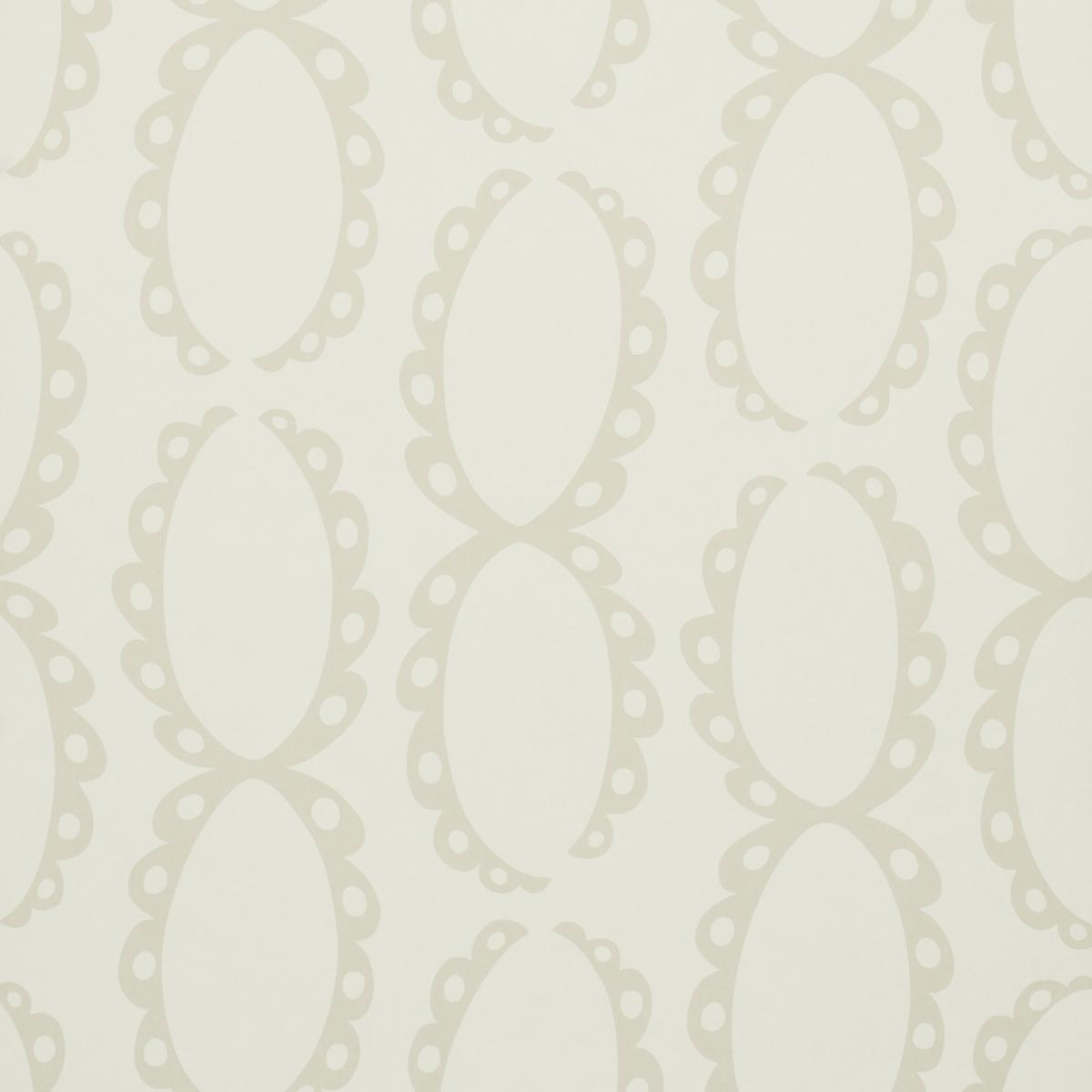 Schumacher X Backdrop The Saints Warm White Wallpaper