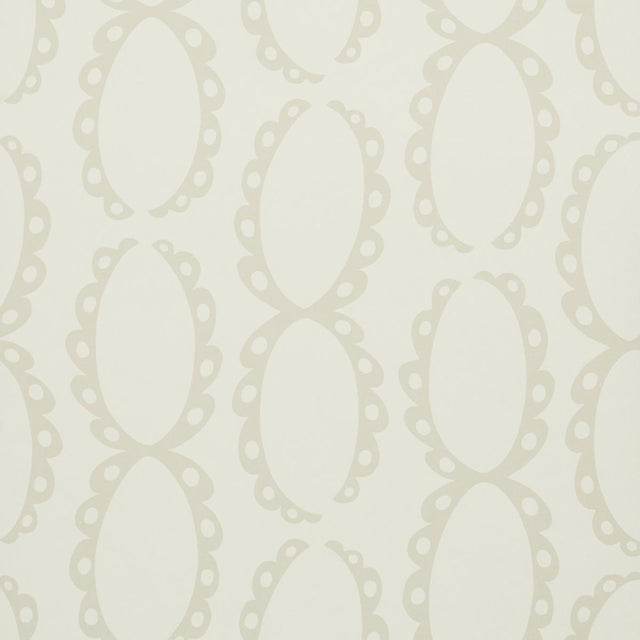 Schumacher X Backdrop The Saints Warm White Wallpaper