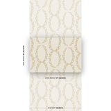 Schumacher X Backdrop The Saints Warm White Wallpaper