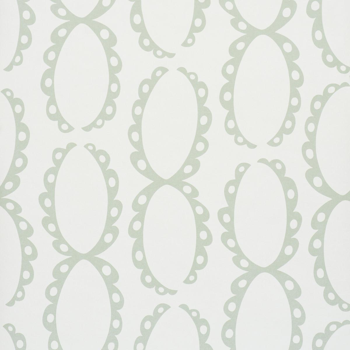 Schumacher X Backdrop The Saints Cool Green Wallpaper