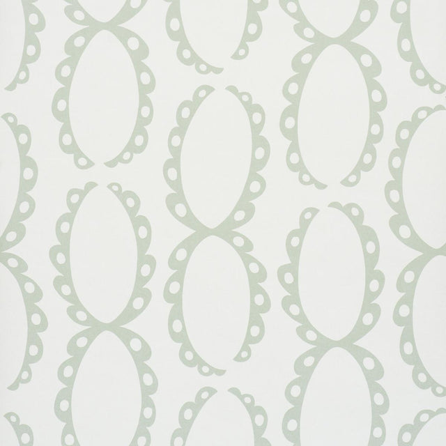 Schumacher X Backdrop The Saints Cool Green Wallpaper