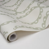 Schumacher X Backdrop The Saints Cool Green Wallpaper