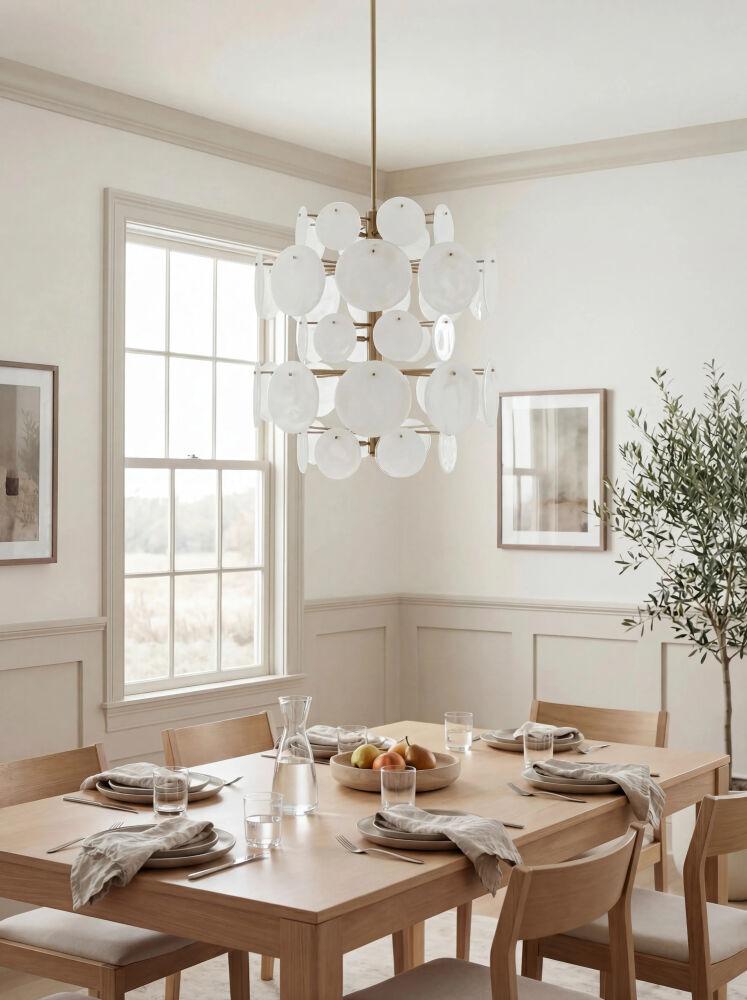 Surya Nalda NLDA-001 40"L x 40"W x 54"H Ceiling Lighting