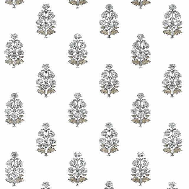 Thibaut Audrey Grey Wallpaper