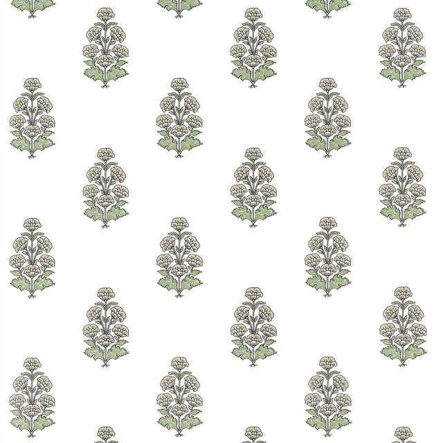 Thibaut Audrey Beige Wallpaper