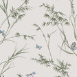 Thibaut Virginia Beige And Sage Wallpaper