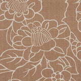 Schumacher Chiang Mai Dragon Silhouette Mediterrean Spice Fabric