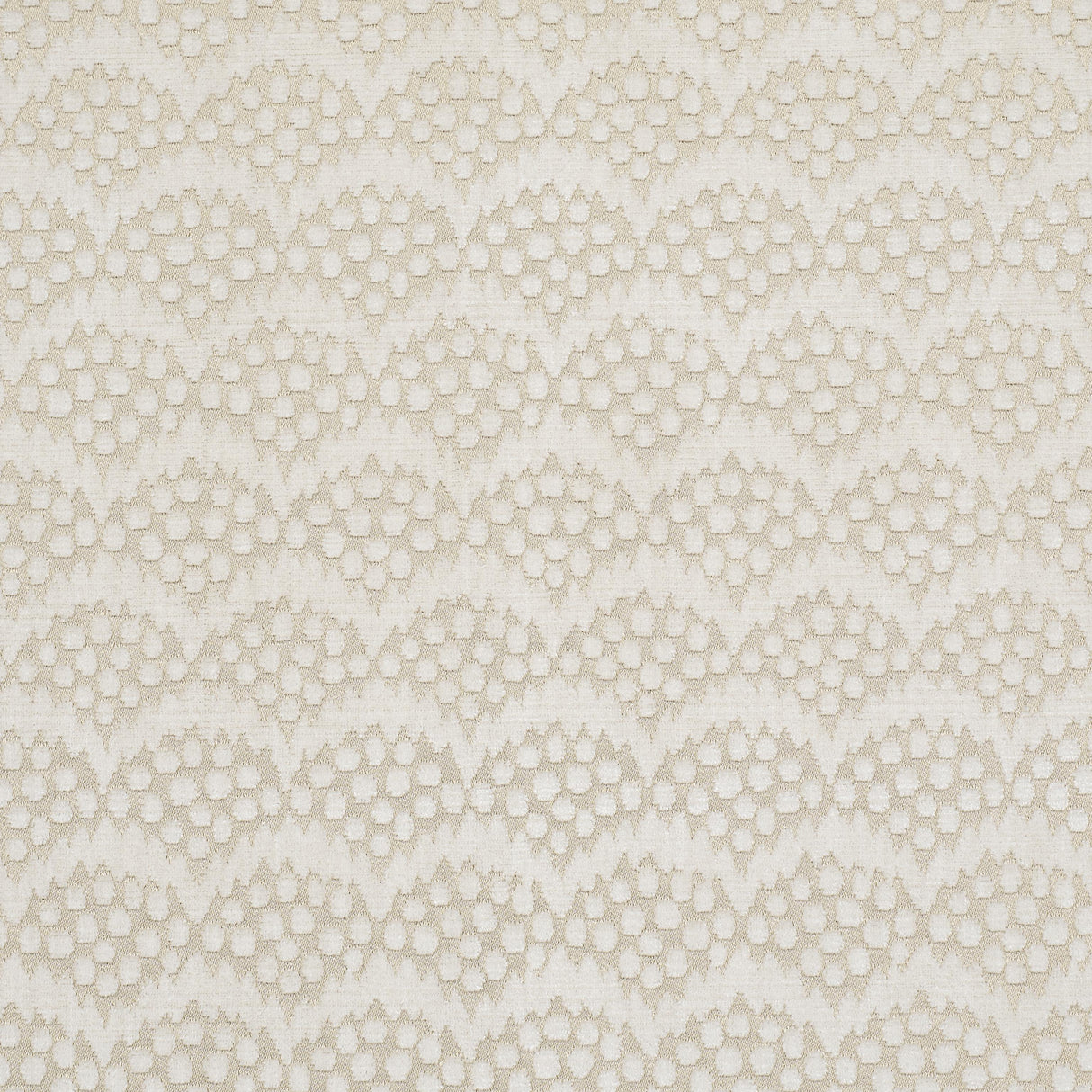 Schumacher Pollen Cut Velvet Almond Dust Fabric