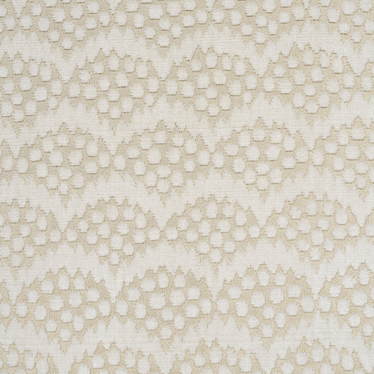 Schumacher Pollen Cut Velvet Almond Dust Fabric