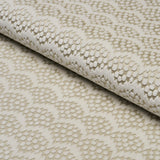 Schumacher Pollen Cut Velvet Almond Dust Fabric
