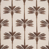 Schumacher A Palm Is A Palm Print Chocolate Meets Tobacco Fabric