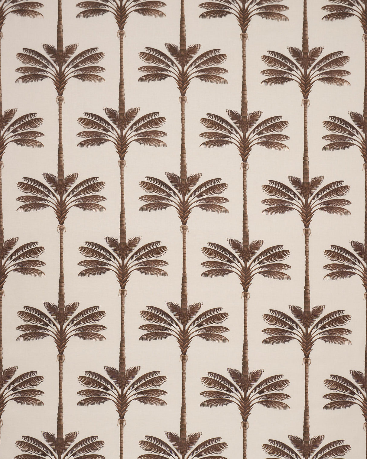 Schumacher A Palm Is A Palm Print Chocolate Meets Tobacco Fabric