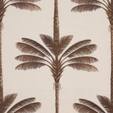 Schumacher A Palm Is A Palm Print Chocolate Meets Tobacco Fabric