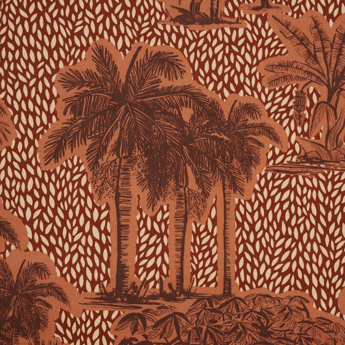 Schumacher Tropical Safari Print Sunset In Los Llanos Fabric