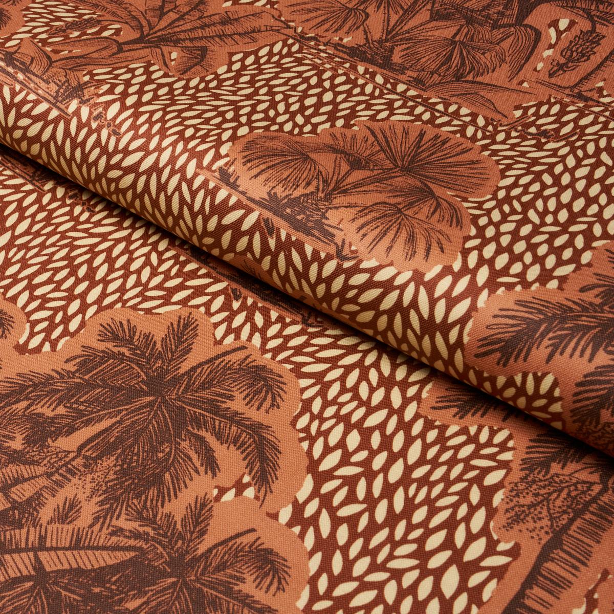 Schumacher Tropical Safari Print Sunset In Los Llanos Fabric