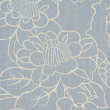 Schumacher Chiang Mai Dragon Silhouette Ciel De Provence Fabric