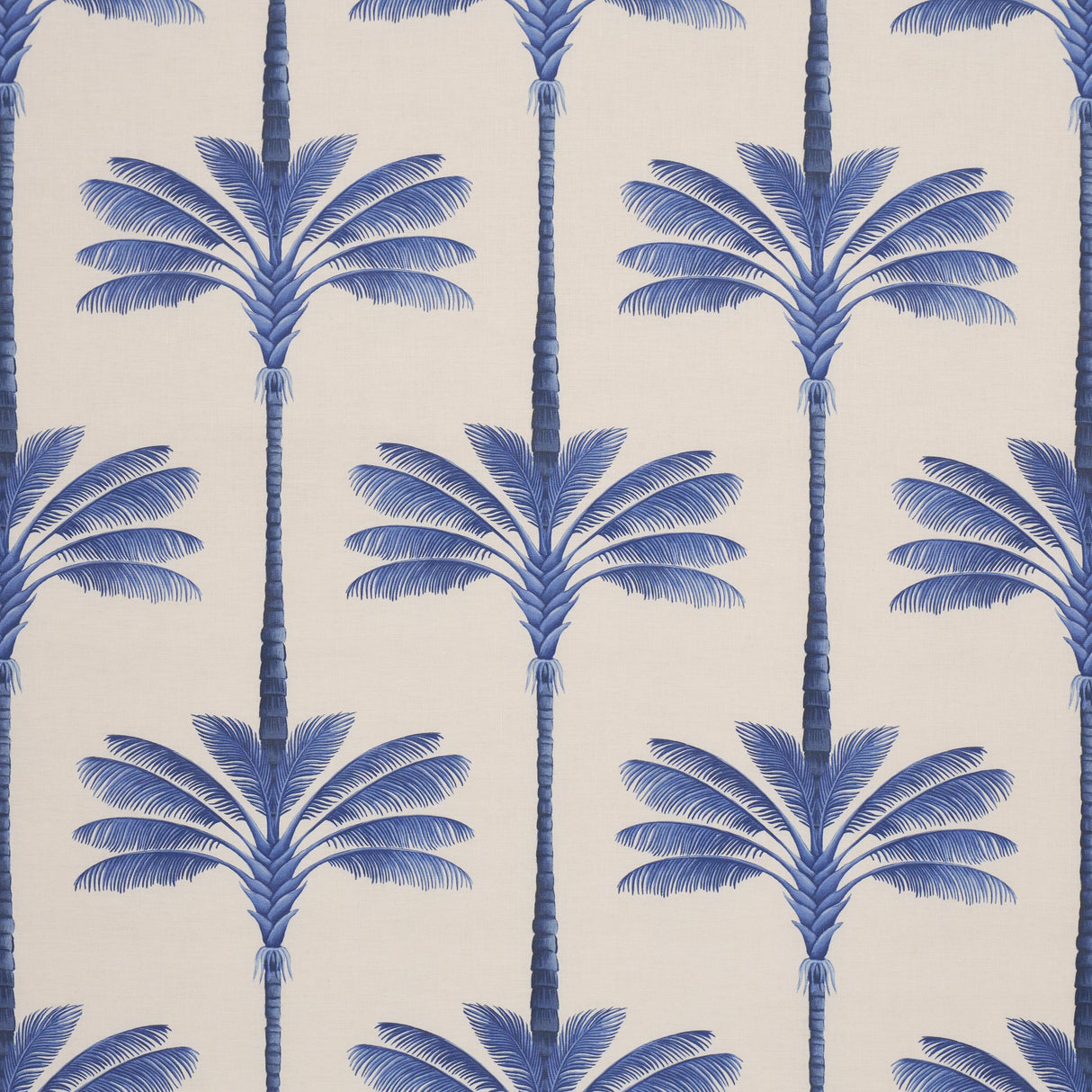 Schumacher A Palm Is A Palm Print Indigo Palm Grove Fabric