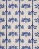 Schumacher A Palm Is A Palm Print Indigo Palm Grove Fabric