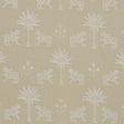 Schumacher Tiger Palm Silhouette Outdoor Mistral Sand Fabric