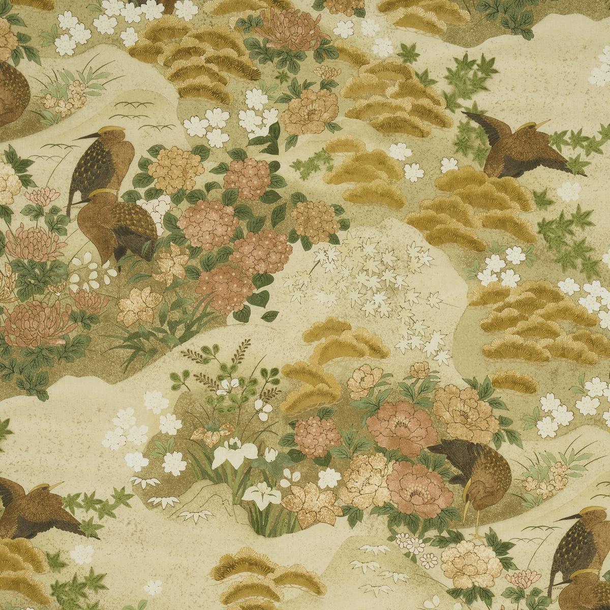 Schumacher Golden Hills Neutral Fabric