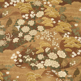 Schumacher Golden Hills Burgundy Fabric