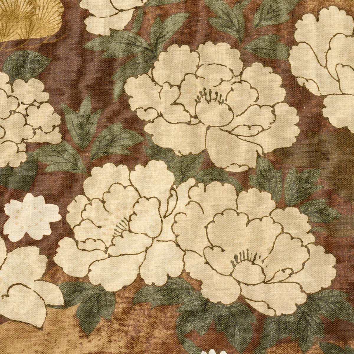 Schumacher Golden Hills Burgundy Fabric
