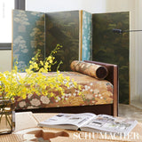 Schumacher Golden Hills Burgundy Fabric