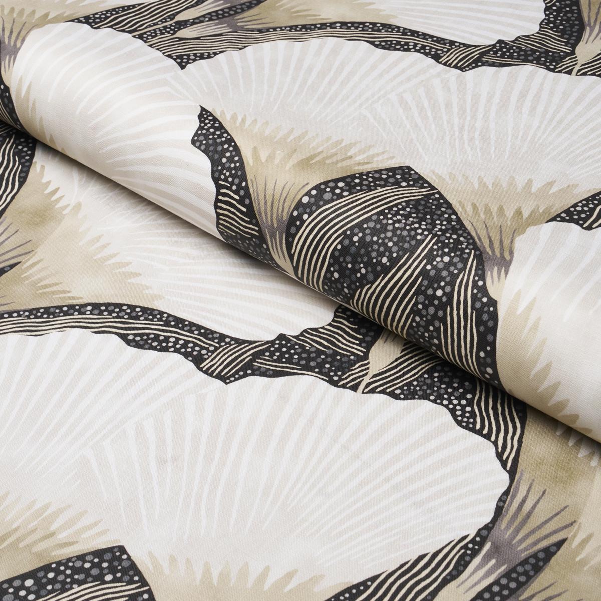 Schumacher Constance Black Fabric