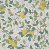 Borastapeter Citrontrd Ivory And Leaf Fabric