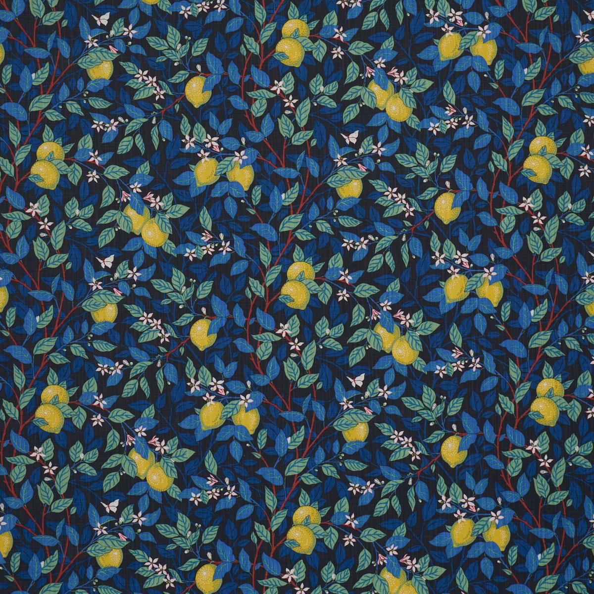 Borastapeter Citrontrd Spruce And Blue Fabric