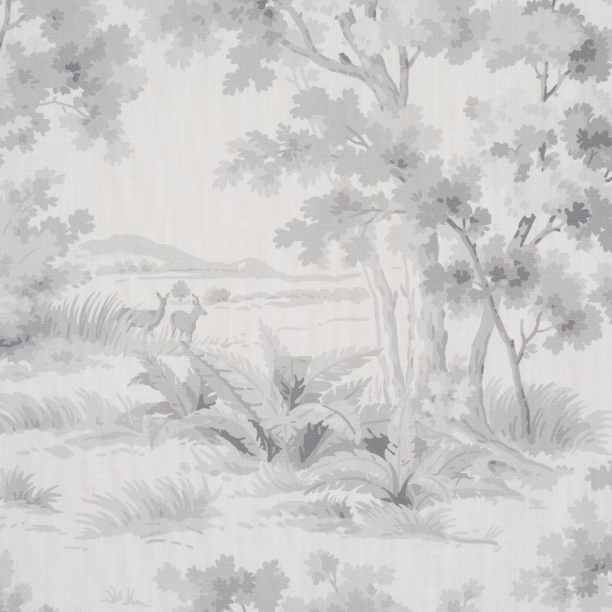 Borastapeter Countryside Morning Grey Fabric