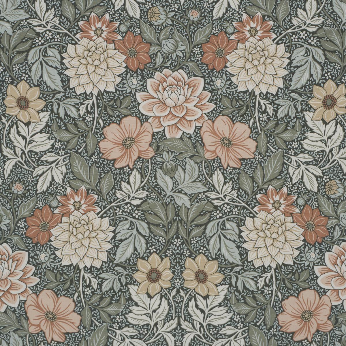 Borastapeter Dahlia Garden Green Fabric